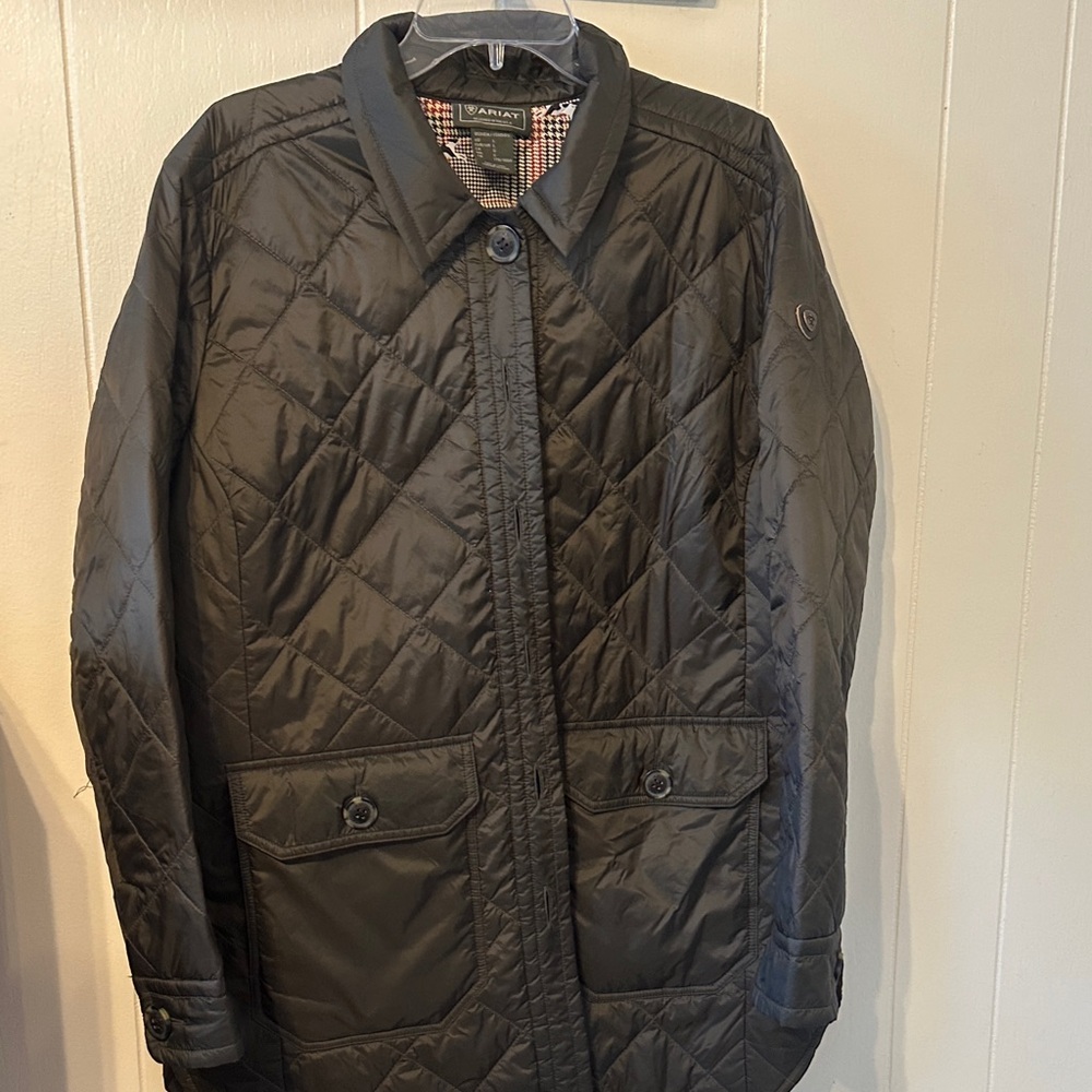 Ariat Brown Quilted Puffer Jacket